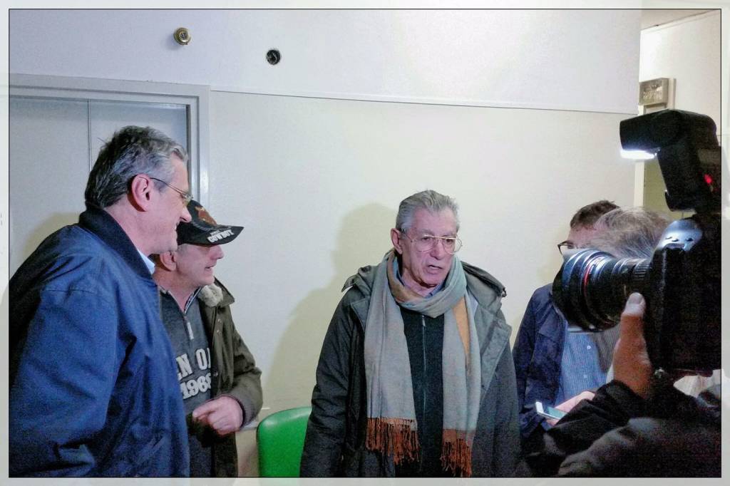 Umberto Bossi ospedale Angera