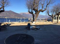 I lavori alla piazza dell\'imbarcadero