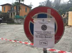 Abbattuto l'ex circolo di Porto Valtravaglia 