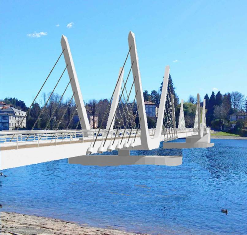 Il progetto del ponte sul Ticino tra Sesto e Castelletto