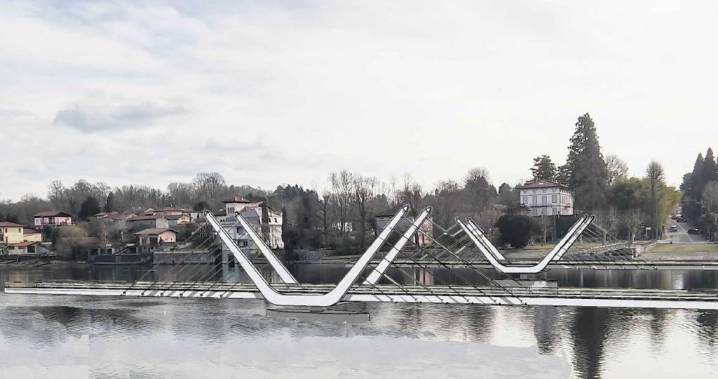 Il progetto del ponte sul Ticino tra Sesto e Castelletto