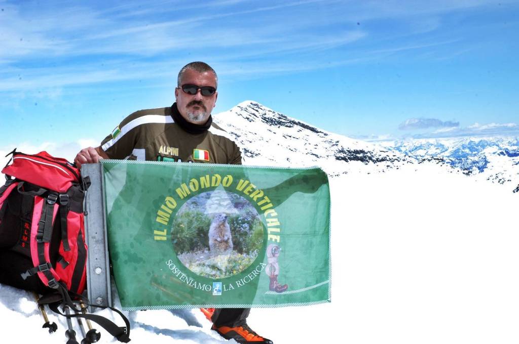 In cima alla montagna per sostenere la ricerca
