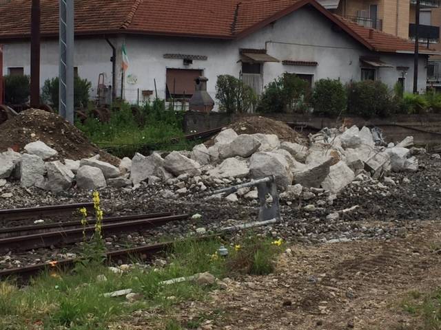 Ferrovia, i lavori in via Carnovali