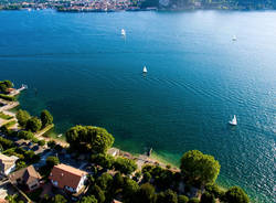 Angera vista dall'alto 