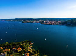 Angera vista dall'alto 