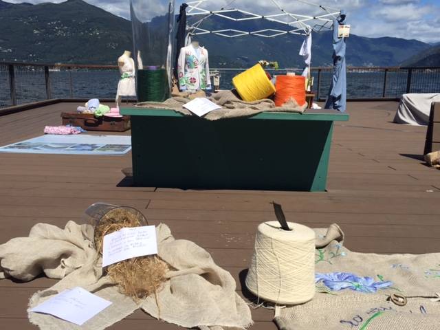 La magia del lino al \"Fuori salone\" di Luino
