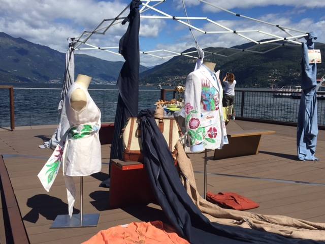 La magia del lino al \"Fuori salone\" di Luino