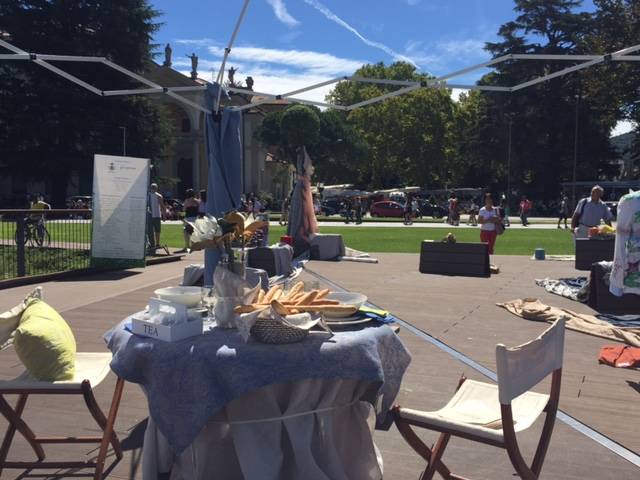 La magia del lino al \"Fuori salone\" di Luino