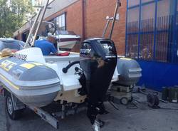 Tornano i motori del gommone Cri