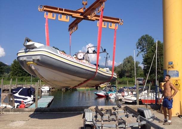 Tornano i motori del gommone Cri