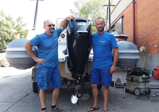 Tornano i motori del gommone Cri