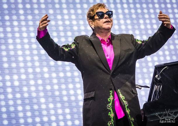 Elton John in concerto in Piazza Sordello a Mantova