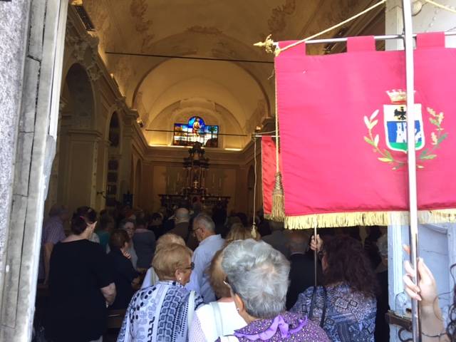 Il funerale di Giorgio Garagnani, alla guida del municipio di Germignaga per trent'anni