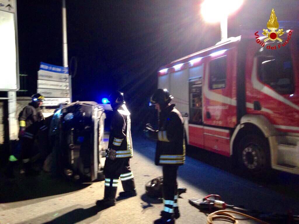 Incidente stradale a Germignaga nella notte del 21 luglio