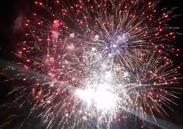 Luino - fuochi d'artificio 1° luglio 2017 - foto di Laura Olivas