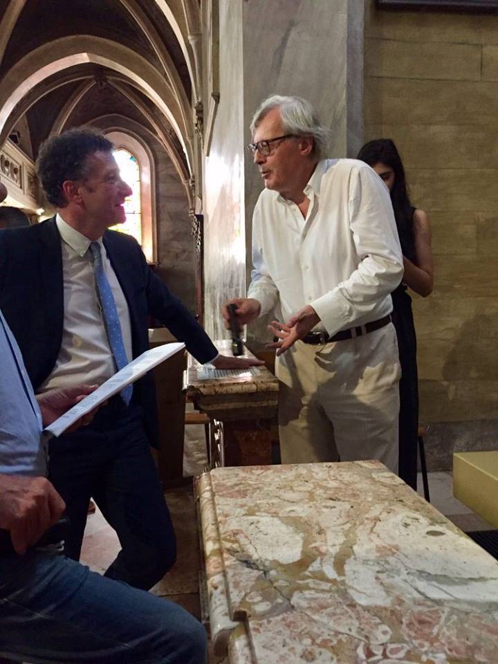 Sgarbi in missione sul Lago Maggiore