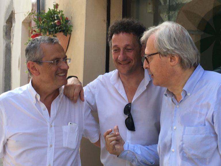 Sgarbi in missione sul Lago Maggiore