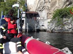 Il cane salvato a Santa Caterina del Sasso