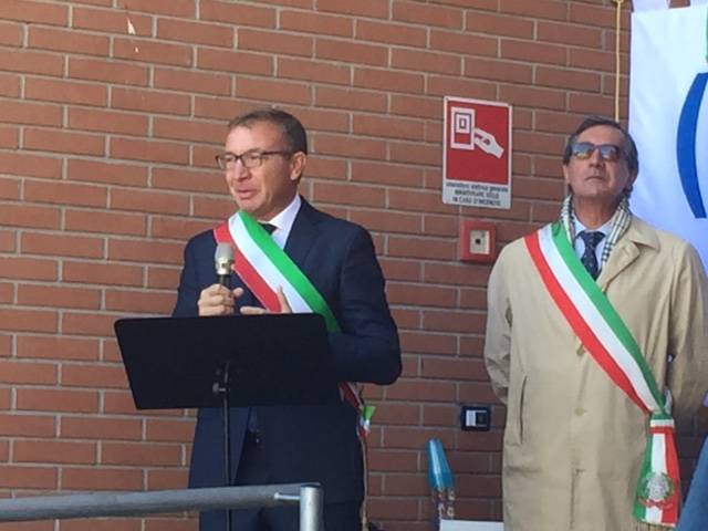 Taglio del nastro alla nuova sede di Comunità Montana