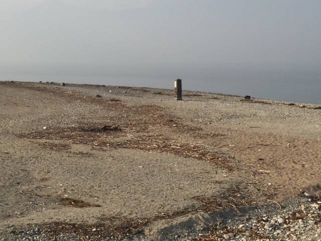Le dune alla foce del Tresa a Germignaga, novembre 2017