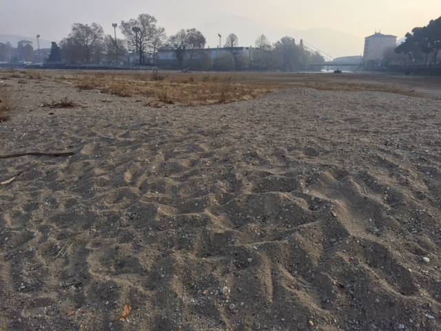 Le dune alla foce del Tresa a Germignaga, novembre 2017