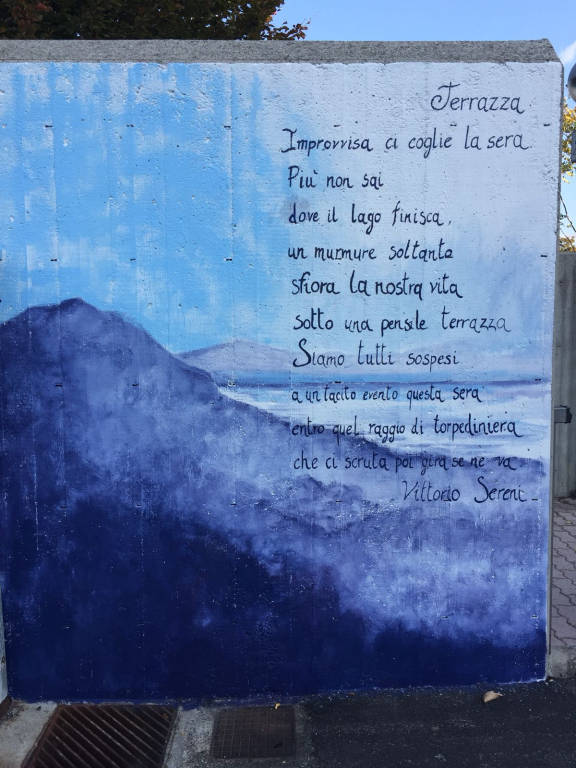 Un murales e una poesia per abbellire la scuola Sereni