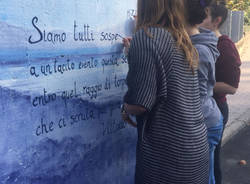 Un murales e una poesia per abbellire la scuola Sereni