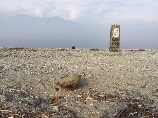 Verbano in secca tra fiume e lago
