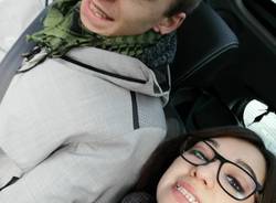dono babbo Natale a vicenza con il palloncino