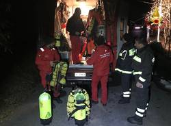 Recupero salma nel lago maggiore