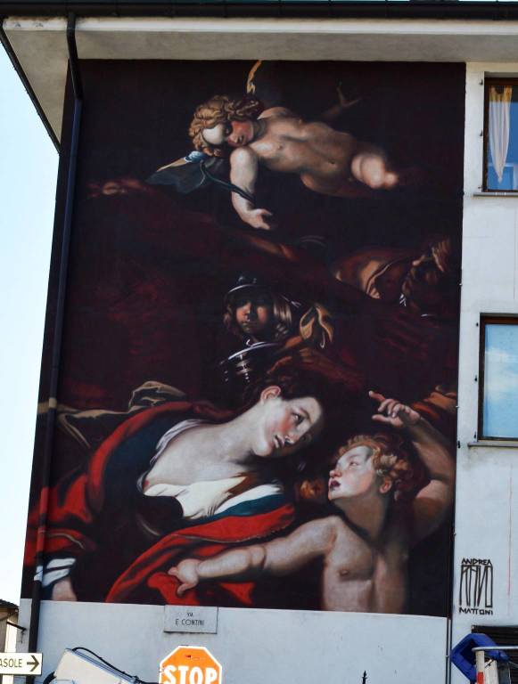 Andrea Ravo Mattoni, murales Leggiuno 