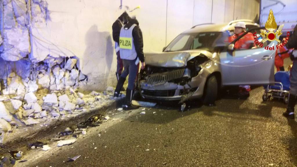 Incidente in A26 con un Tir