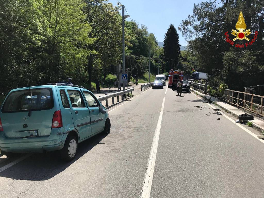 Incidente stradale a brzzo di Bedero
