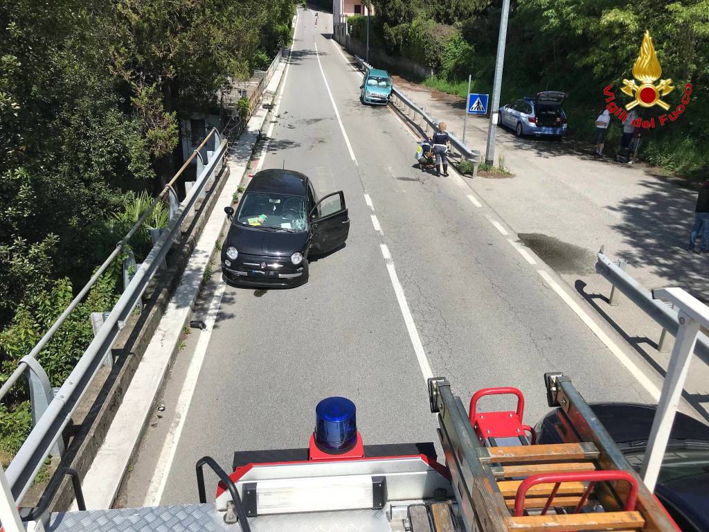 Incidente stradale a brzzo di Bedero