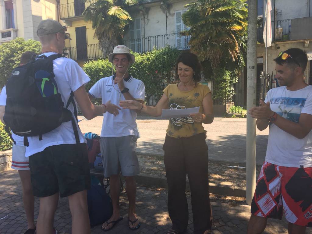 Studenti in barca a vela 
