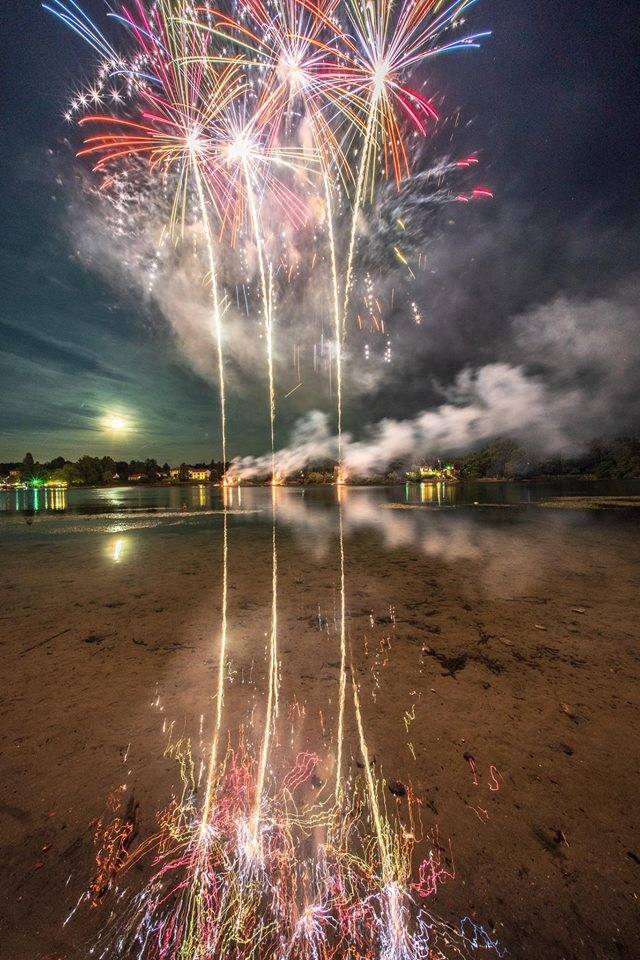 I fuochi d\'artificio di Sesto Calende 2018