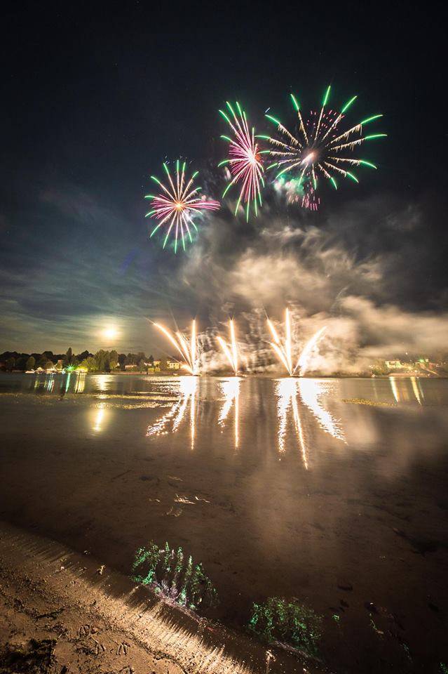 I fuochi d\'artificio di Sesto Calende 2018