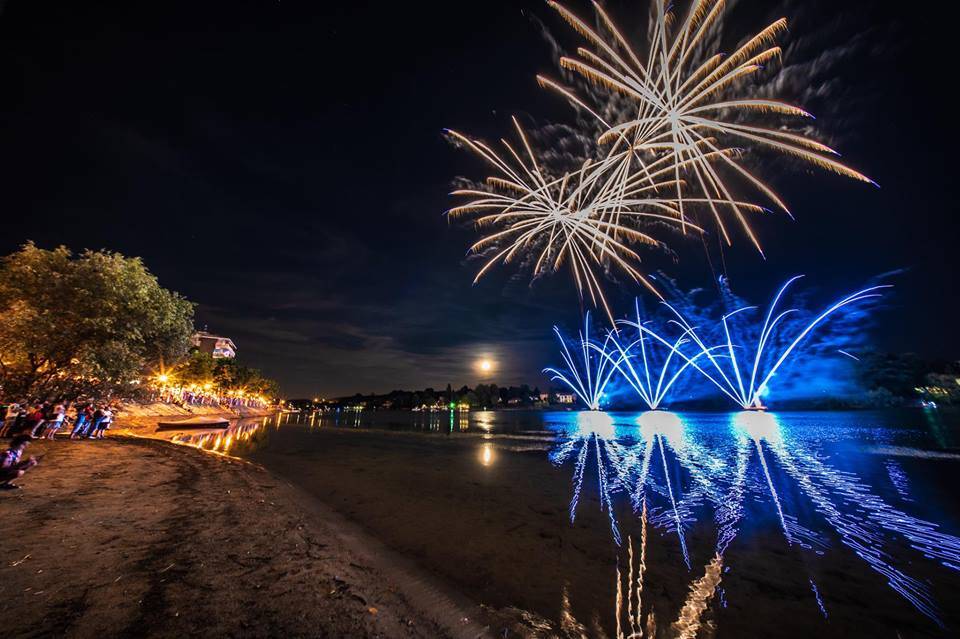 I fuochi d\'artificio di Sesto Calende 2018