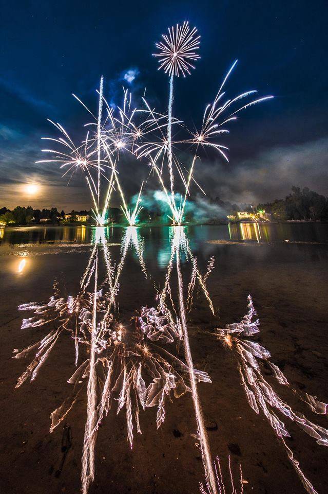 I fuochi d\'artificio di Sesto Calende 2018