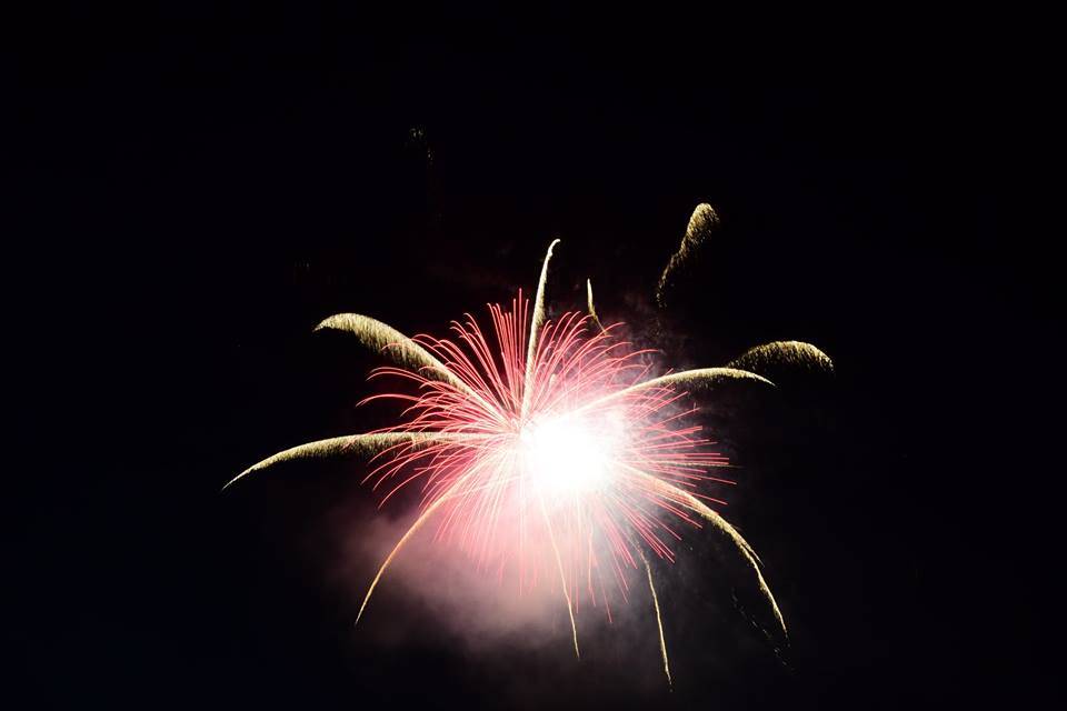I fuochi d\'artificio di Sesto Calende 2018