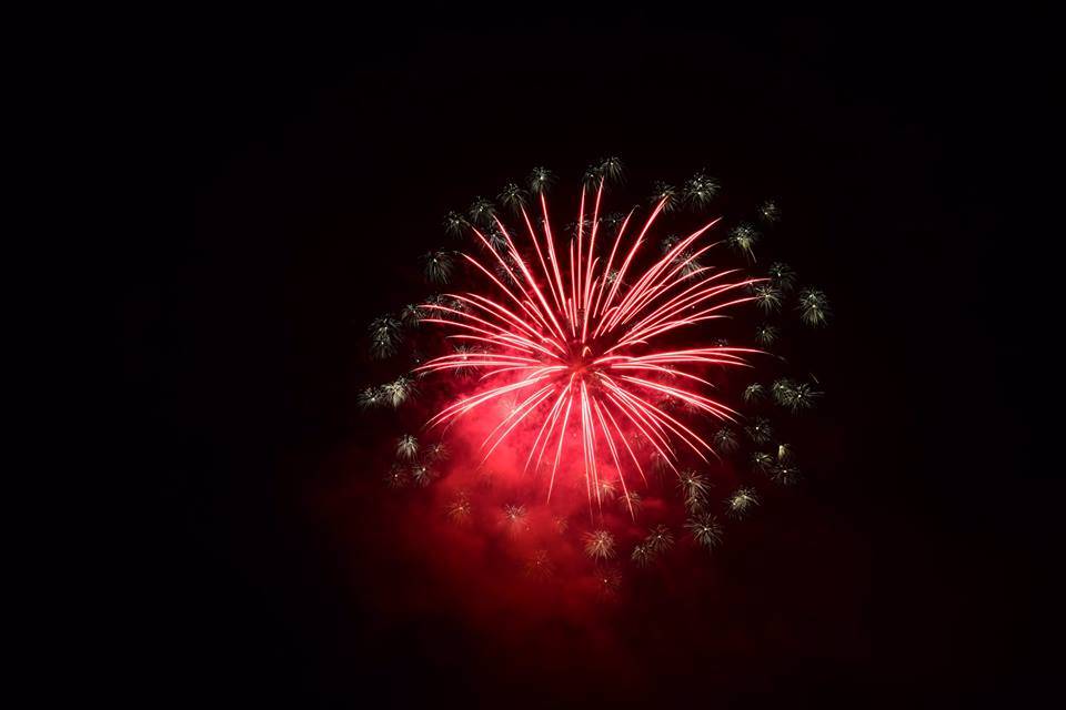 I fuochi d\'artificio di Sesto Calende 2018