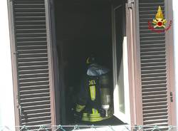 Incendio appartamento Luino