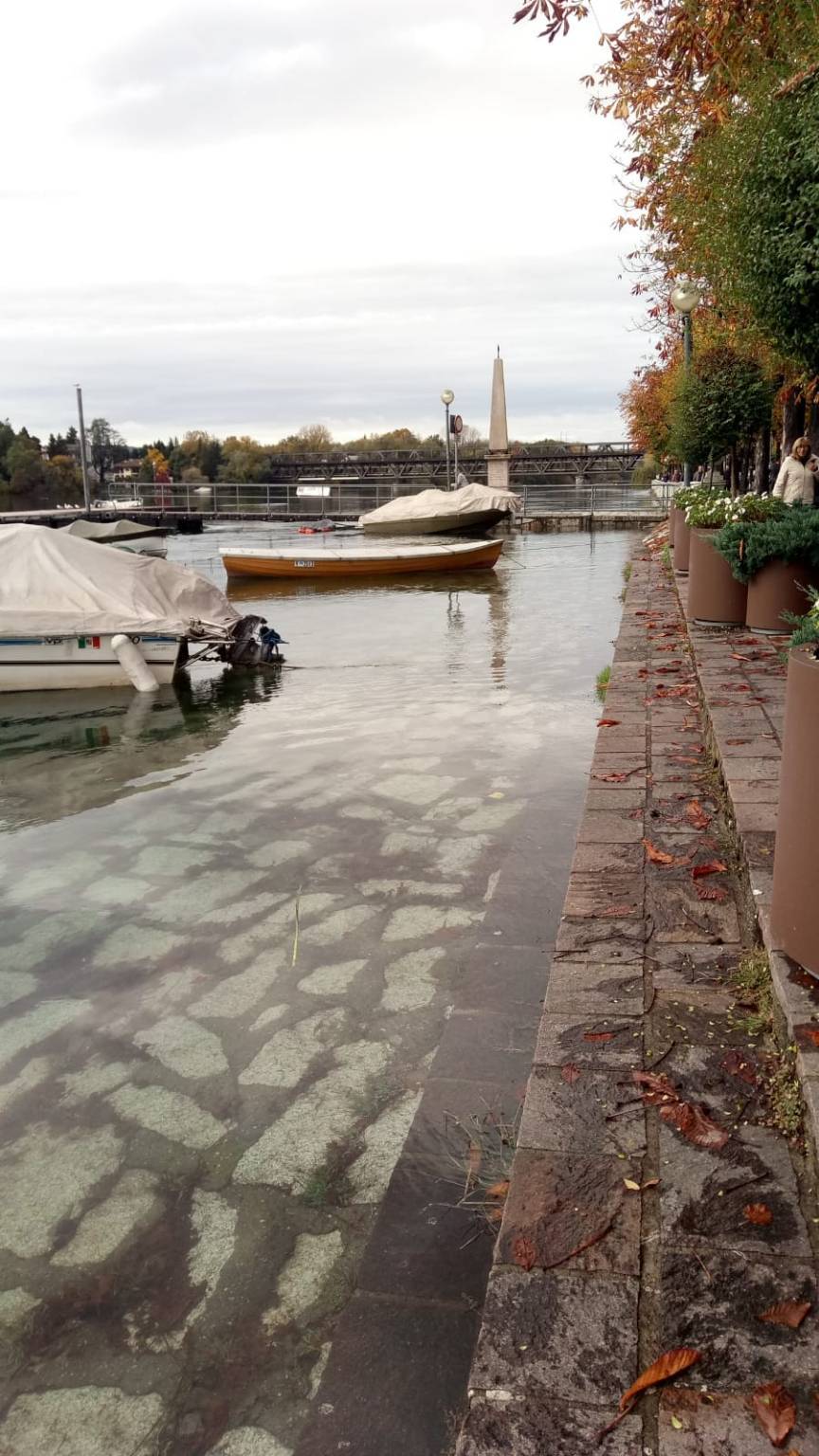 fiume ticino sesto calende novembre 2018 maltempo