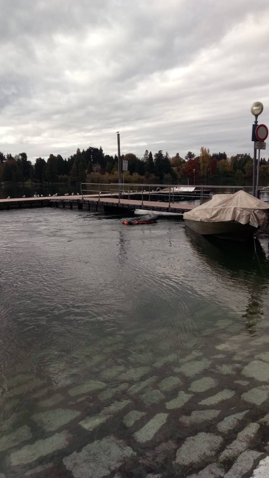 fiume ticino sesto calende novembre 2018 maltempo
