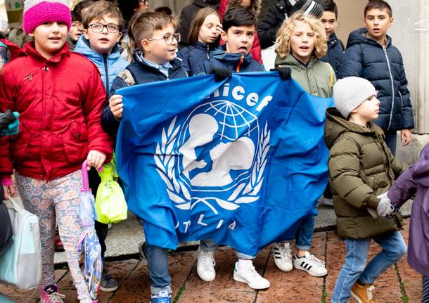 Unicef e la marcia per i diritti dei bambini