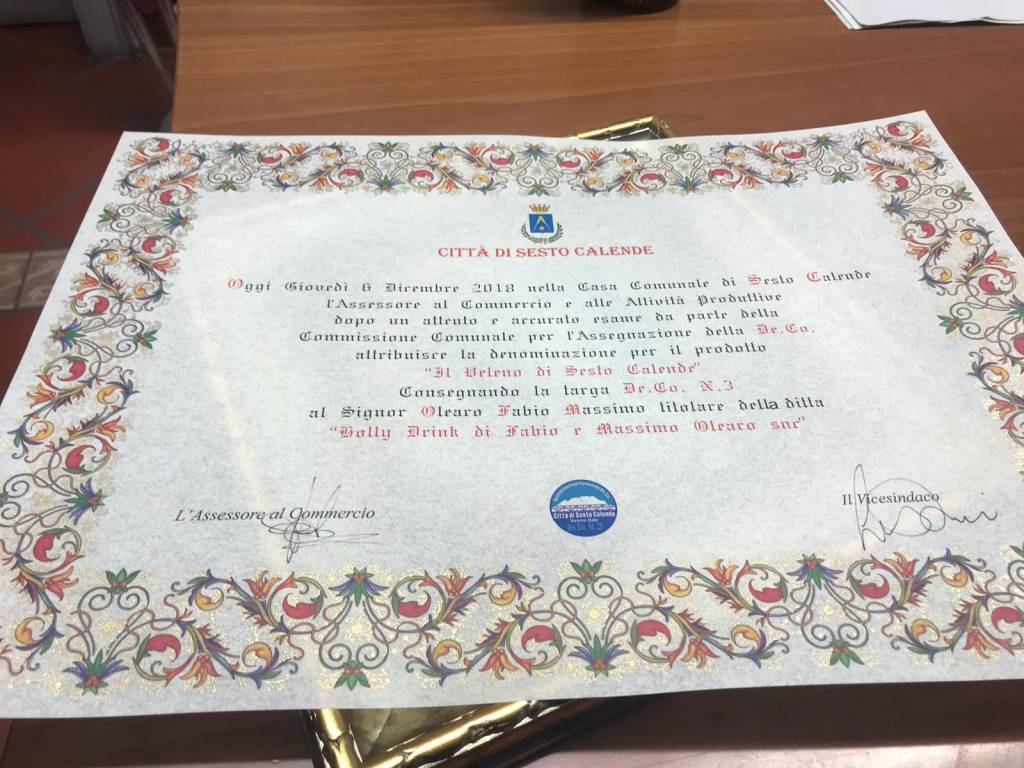 Holly Drink e Cascina Molino Sesto Calende DE.CO.