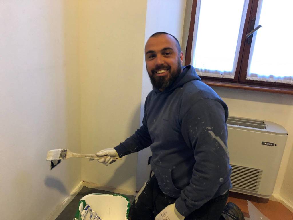 Eremo di Santa Caterina del Sasso, i frati