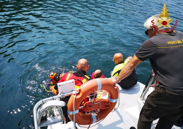 Caldè, ricerche nel lago Maggiore