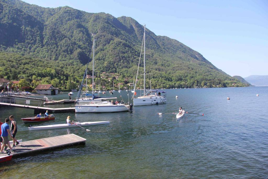 Gara di canottaggio sedile fisso a Cerro di Laveno Mombello 