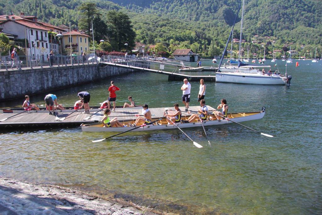Gara di canottaggio sedile fisso a Cerro di Laveno Mombello 